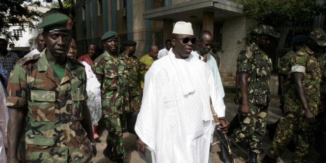 Le président de la Gambie, Yahya Jammeh, en septembre 2006.