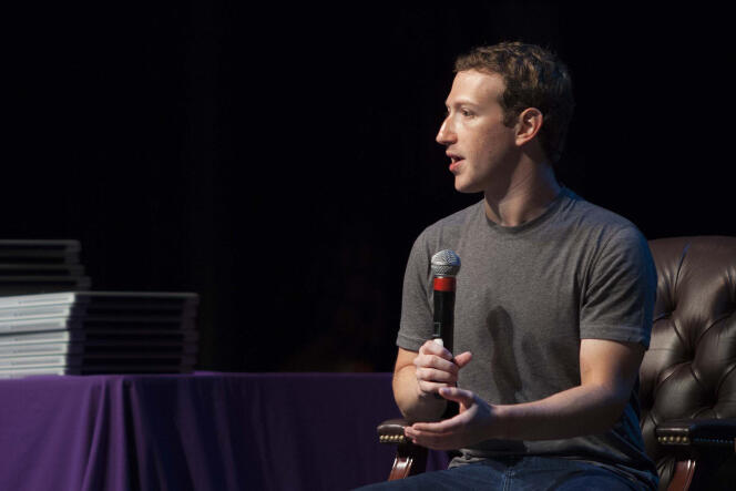 Mark Zuckerberg, le fondateur et PDG de Facebook.