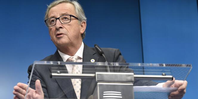 Jean Claude Juncker, président de la commission européenne, le 18 décembre 2014 à Bruxelles. 
