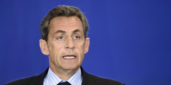 Nicolas Sarkozy, le 7 janvier 2015 à Paris. 