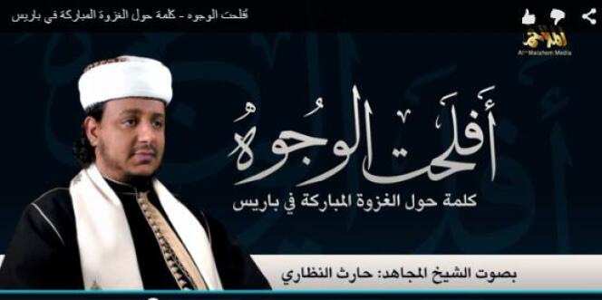 L'un des leaders d'Al-Qaida dans la péninsule Arabique (AQPA), Harath Al-Nazari,  s'est « félicit[é] » de l'attaque menée par les frères Chérif et Saïd Kouachi contre « Charlie Hebdo », mercredi 7 janvier, dans une vidéo diffusée vendredi et relayée par le site de surveillance des médias djihadistes SITE.