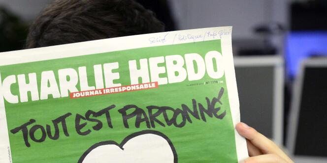 La « une » du « Charlie Hebdo » du 14 janvier. 