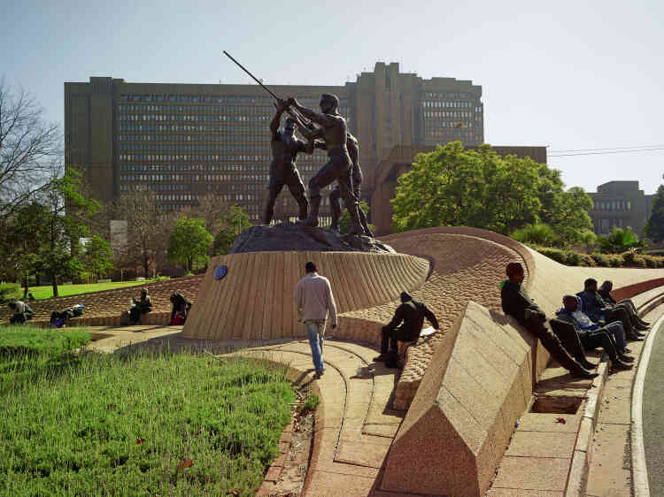 Le monument aux mineurs, Braamfontein, 2013