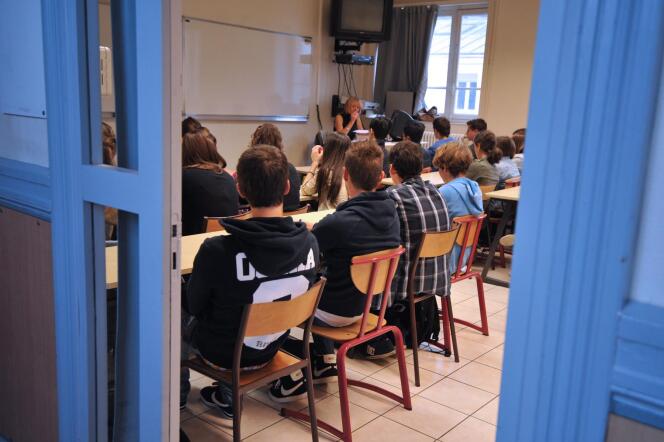 Dans un lycée de Nantes (photo d'illustration).