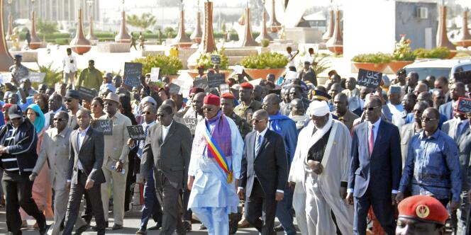 Une marche de soutien à l'armée tchadienne, qui s'apprête à intervenir au Cameroun et au Nigeria contre Boko Haram, a eu lieu samedi dans la capitale.