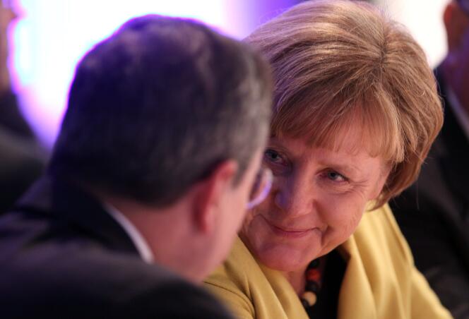 Angela Merkel et Mario Draghi le 19 janvier en Allemagne.
