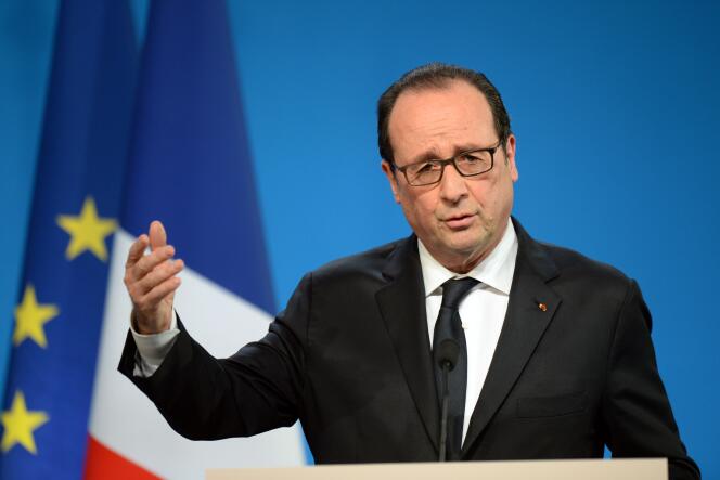 François Hollande à Tulle, le 17 janvier.