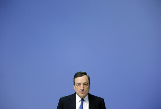 Mario Draghi le 22 janvier 2015.