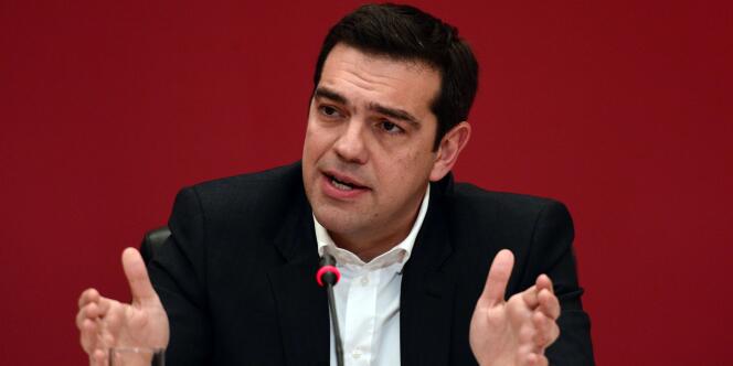 Le leader de Syriza, Alexis Tsipras, le 23 janvier.