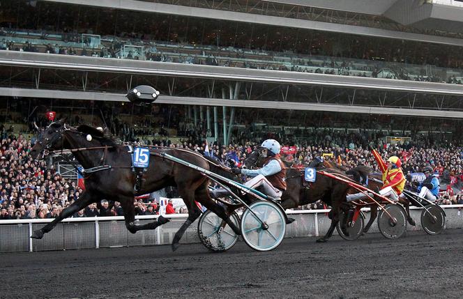 Le Grand Prix d’Amérique, à Vincennes, le 25 janvier 2015.