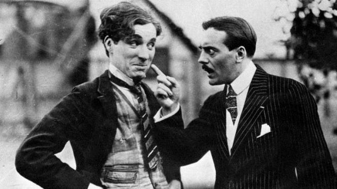 Charlie Chaplin et Max Linder 