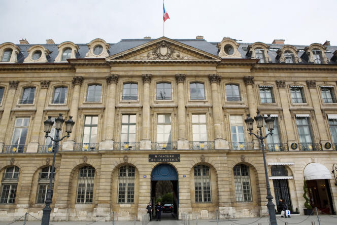 Le ministère de la justice, à Paris, en 2010 (photo d'illustration).