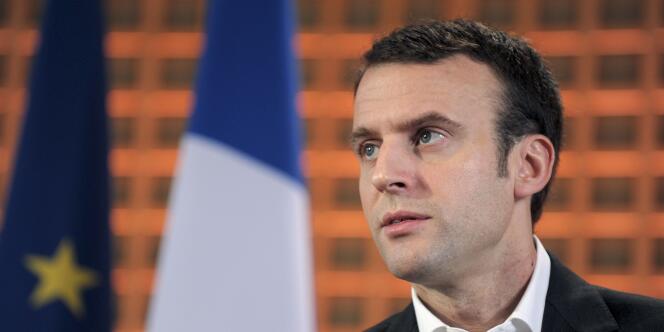 Emmanuel Macron, ministre de l'économie, le 29 janvier.