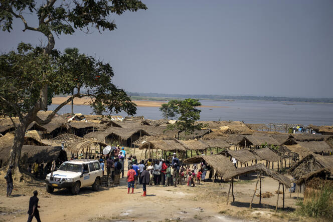 Un camp de réfugiés centrafricains dans la province de l'Equateur, dans le nord-ouest de la République démocratique du Congo.