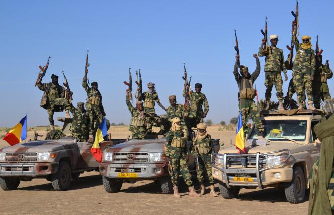 L'armée tchadienne à Gamboru, au Nigeria.
