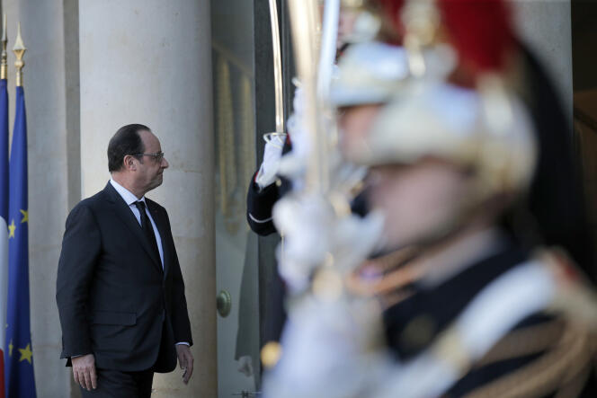 François Hollande, à l'Elysée, le 4 février.