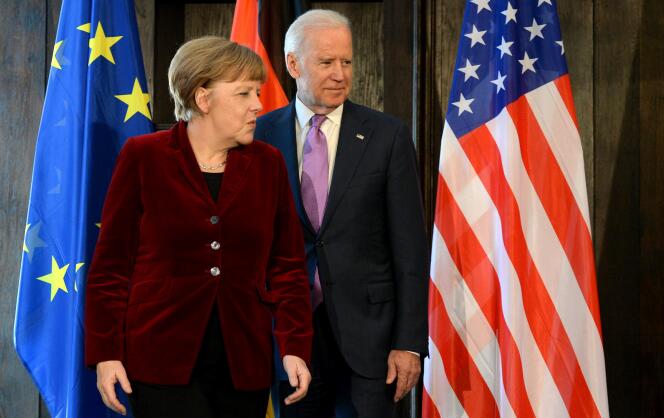 Angela Merkel et Joe Biden, à Munich, en Allemagne, le 7 février 2015.