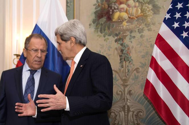 Sergueï Lavrov et John Kerry, le 7 février à Munich.