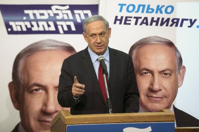 Benyamin Netanyahou, le 9 février près de Tel Aviv.