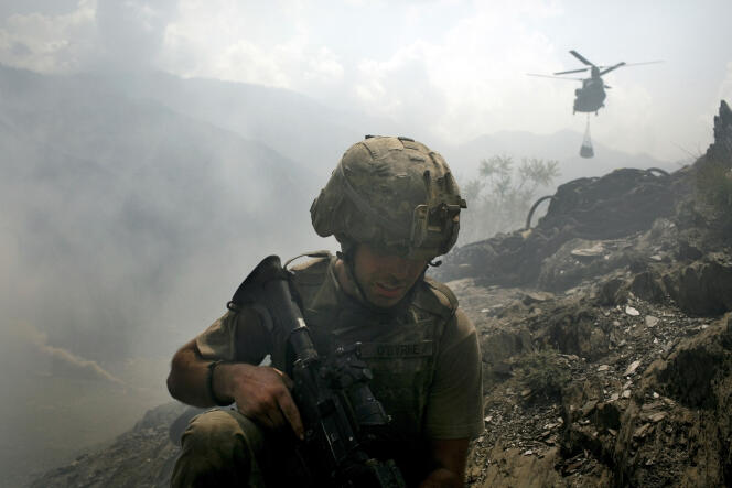 « Fin de mission », recueil de nouvelles d’un jeune Américain vétéran d’Irak, traduit au plus juste l’expérience du front. Colum McCann salue ici l’exploit (photo: soldat américain en Afghanistan, 2007).