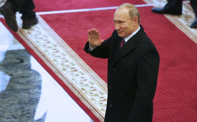 Vladimir Poutine, à Minsk, le 12 février.