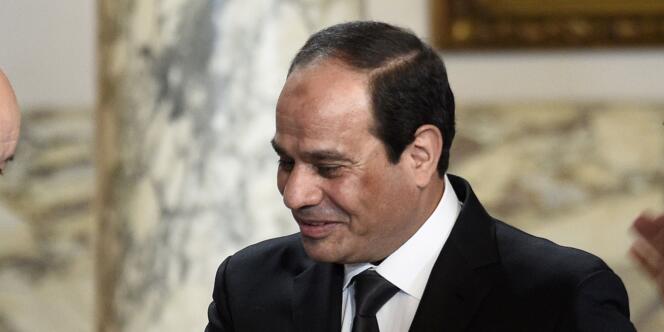 Le président égyptien, Abdel Fattah Al-Sissi, le 16 février au Caire.