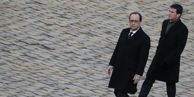 François Hollande et Manuel Valls le 3 février.
