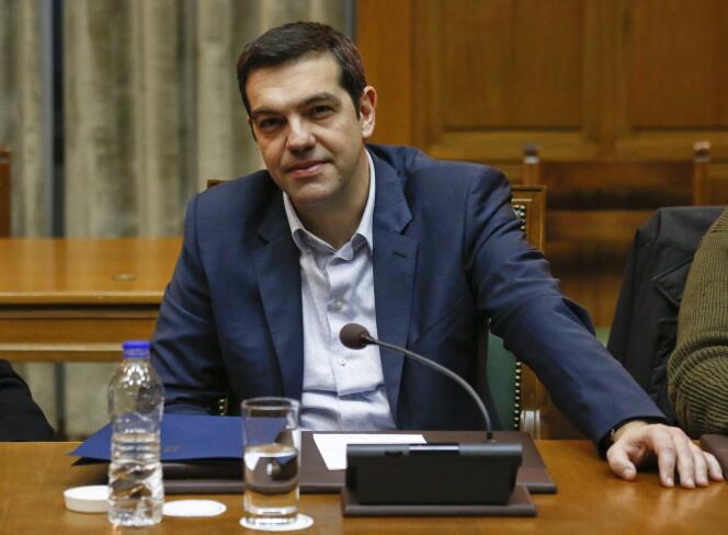 Le premier ministre grec, Alexis Tsipras, le 21 février à Athènes.