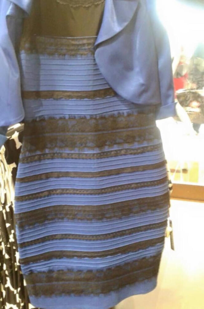 La fameuse robe qui divise Internet : blanc et or ou bleu et noir ?