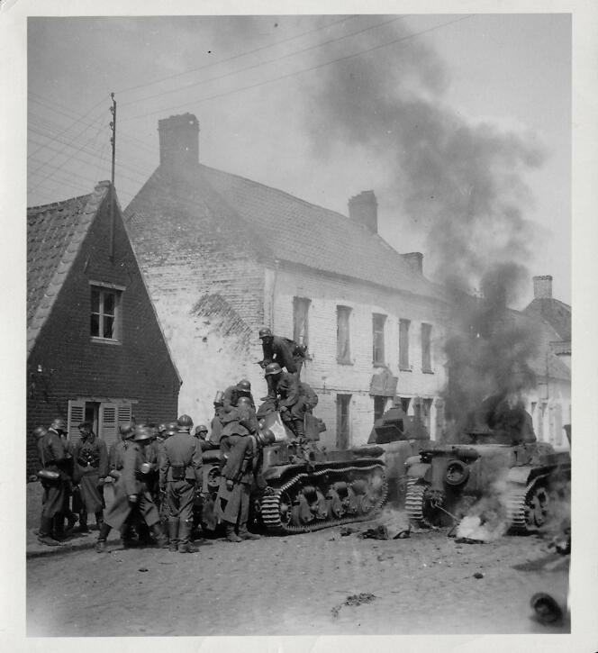 La division Das Reich en intervention dans un village français.