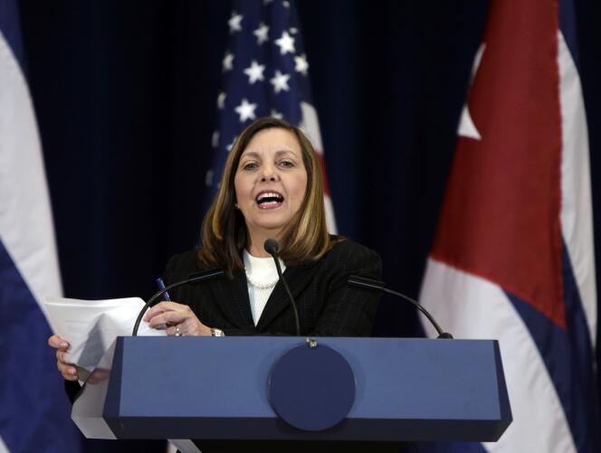 La diplomate cubaine Josefina Vidal, le 27 février à Washington.