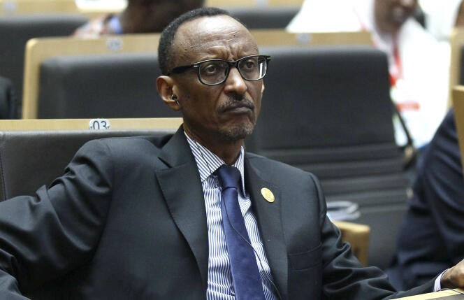 Le président du Rwanda Paul Kagamé au siège de l'Union africaine à Addis-Abeba, le 30 janvier 2015.