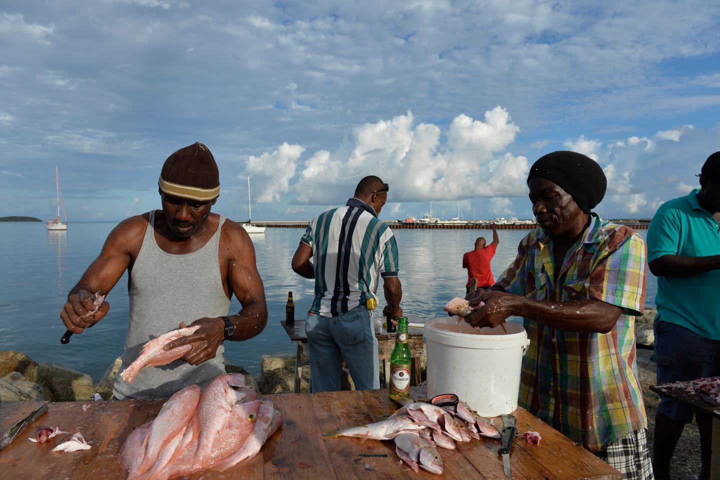 En Guadeloupe, conteneurs contre pêcheurs