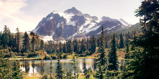 Le même mont Shuksan aujourd'hui.