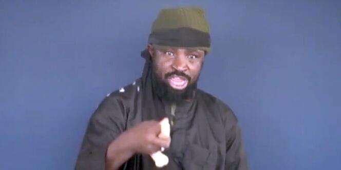 Capture d'une vidéo du chef de Boko Haram, Aboubakar Shekau, diffusée en février 2015. 