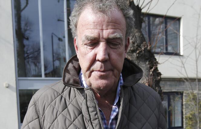 Jeremy Clarkson, le 11 mars à Londres. La BBC a annoncé qu'elle suspendait l'animateur après une « altercation » survenue avec l'un des producteurs de « Top Gear ».