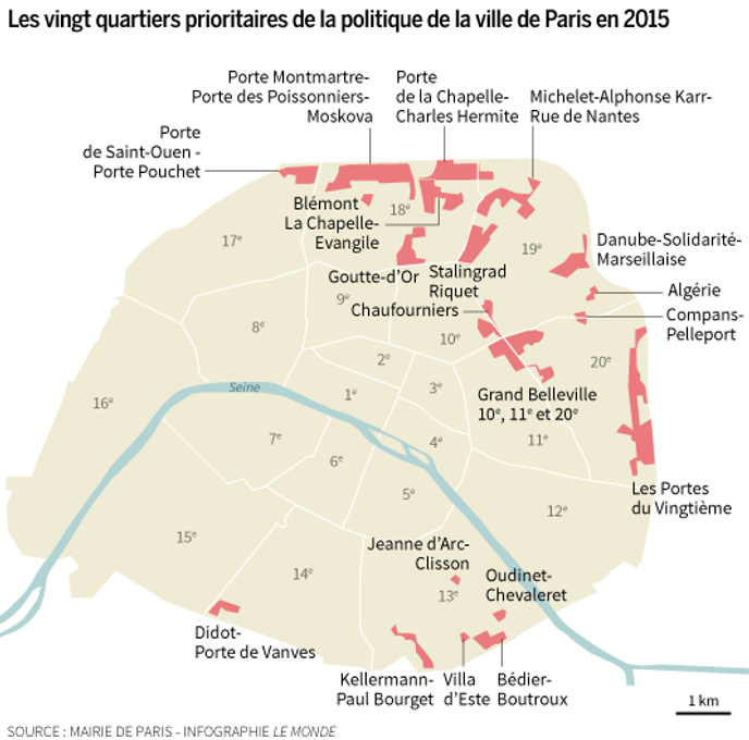 File Plan Des Anciens Arrondissements De Paris Avec Leurs