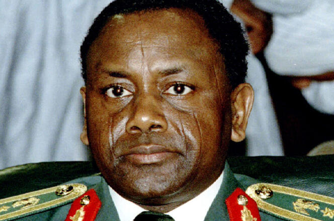 Le général Sani Abacha, ici en septembre 1993.