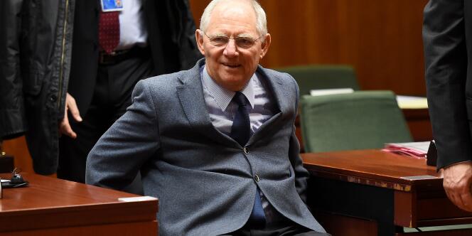 Le ministre des finances allemand, Wolfgang Schäuble, le 10 mars.