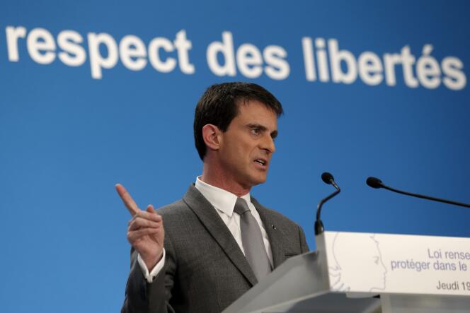 Manuel Valls, le 19 mars 2015