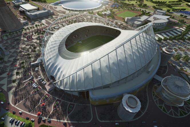 Doha's Al Khalifa Stadium has been equipped with an innovative air conditioning system.