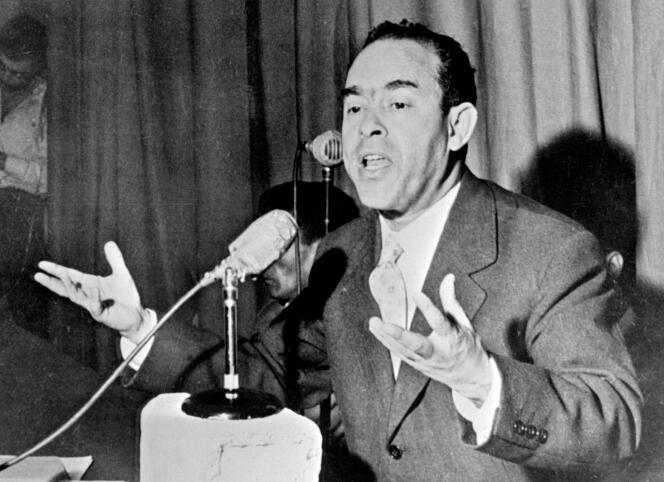Ben Barka, en janvier 1959 à Casablanca.