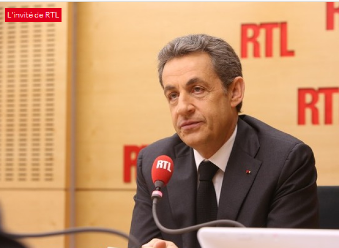 Nicolas Sarkozy, invité de RTL le 24 mars.