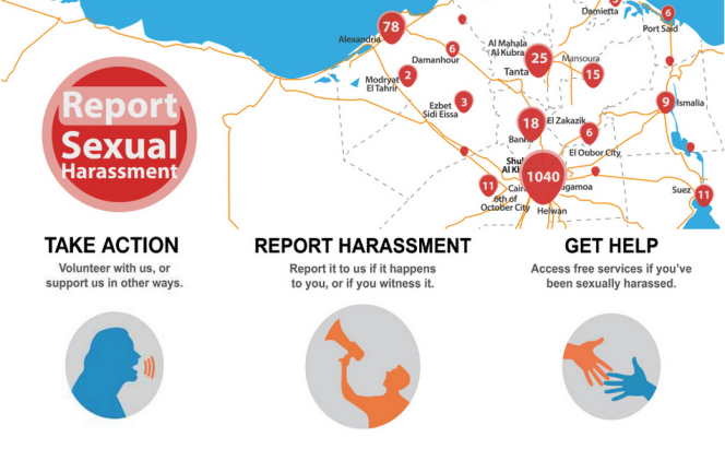 Harass Map permet de centraliser numériquement le plus d’informations possibles sur les agressions et les rendre publiques.