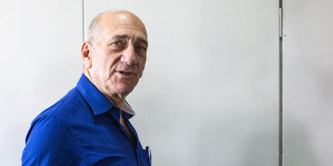 L'ex-premier ministre israélien, Ehoud Olmert.