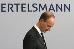 Le PDG du groupe de médias allemand Bertelsmann, Thomas Rabe, à Berlin, le 26 mars 2013. 