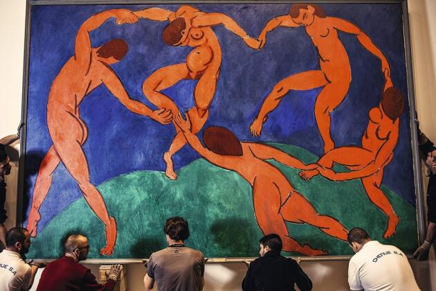 Parmi les œuvres exposées à la Fondation Louis Vuitton : "La Danse" (1910), d'Henri Matisse.
             