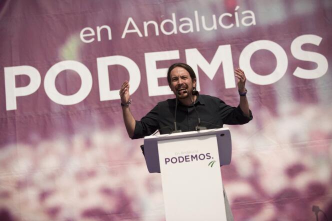 Tandis que les jeunes leaders espagnols de Podemos disent qu’ils veulent « appliquer la Déclaration universelle des droits de l’homme à tous les secteurs sociaux, économiques, politiques et institutionnels de notre société pour avancer jusqu’à la résolution pacifique des conflits sans jamais recourir au moindre type de violence », la France, terre « des droits humains », cale (Pablo Iglesias, leader de Podemos).