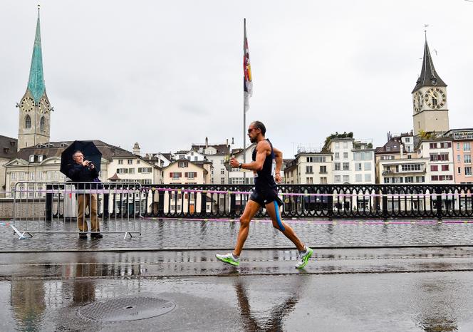 Yohann Diniz aux championnats d'Europe de Zurich en août 2014.