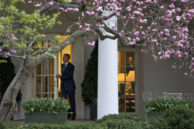 Barack Obama, le 8 avril à la Maison Blanche.